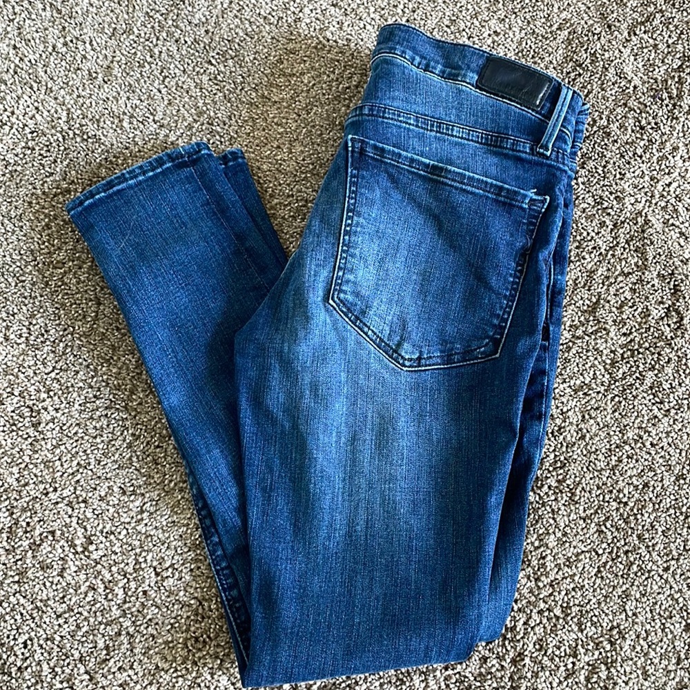 Express women’s mid rise legging denim